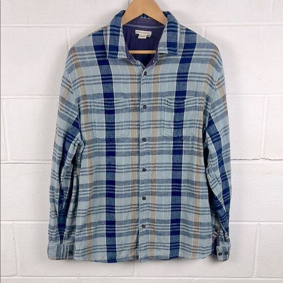 Carbon 2 Cobalt men’s watershed double button up long sleeve shirt - Picture 1 of 5